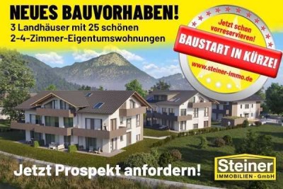 Im Paket: Neubau-Mehrfamilienhaus im Zentrum mit 24 Wohnungen, TG-Plätzen, Haus 1+2+3