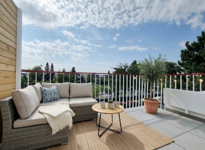 RUHELAGE TRIFFT WOHNGENUSS – Anlegerhit mir hochwertiger Ausstattung &amp; Süd/West Balkon – Wohnen im Grünen