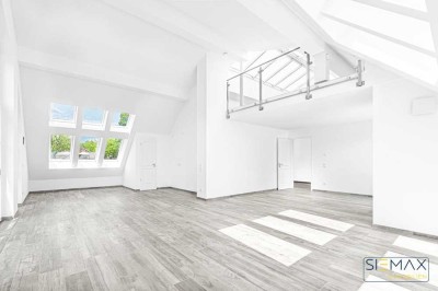 Penthouse-Highlight in München-Obermenzing: Galerie, Schlossblick & Traumlage