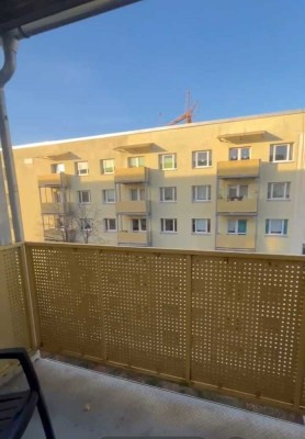 Stylish 1-room apartment with luxurious interior design, balcony, and fitted kitchen in Cottbus