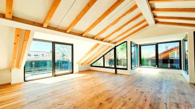 Traumhafte Dachgeschoss Wohnung in absolut ruhiger Lage * Ottobrunn