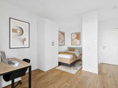 Top-Lage, Top-Stil! Möbliertes 1-Zimmer-Apartment im Neubau – Erstbezug in Uni-Nähe