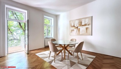 CITYLAGE - ERSTBEZUG - BALKONAPARTMENT mit GRÜNBLICK - STILHAUS - RUHELAGE- HOHER LIFTSTOCK