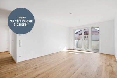 PROVISIONSFREI | Bezugsfertige 3-Zimmer-Wohnung mit Balkon, viel Privatsphäre und Grünblick