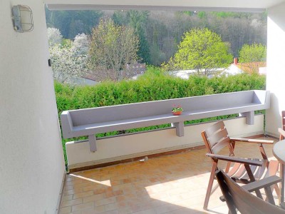 69151 Neckargemünd, frei ab August,  3,5 ZKB mit 2 Balkonen  - und herrlichem Ausblick ! und Garage