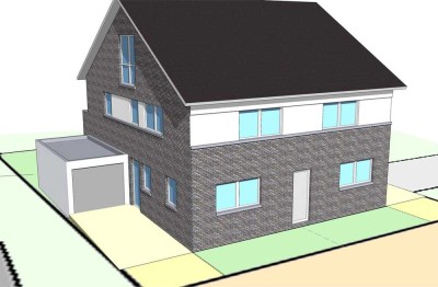 Familienfreundlich & energieeffizient – Neubau- Doppelhaushälfte in Massivbauweise in zentraler Lage