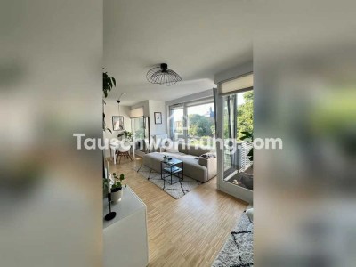 Tauschwohnung: Helle DG-Wohnung mit zwei Balkonen und EBK in ruhiger Lage