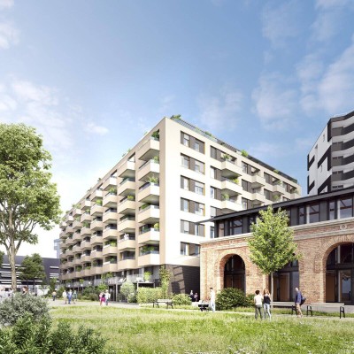 2 room retreat in prime location: Directly at the main train station: Commission-free + Completion in October