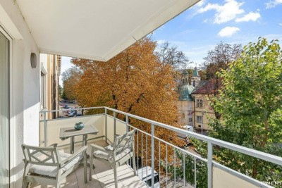 Charmante, südwestseitige Familienwohnung mit Balkon in Gersthof