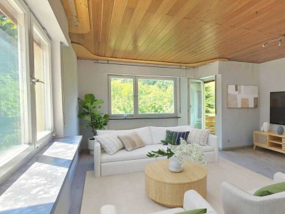 Großzügige 5-Zimmer-Wohnung mit Balkon in Ortsrandlage von Bammental
