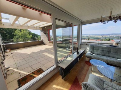 Privatverkauf: Penthouse Terrassenwohnung mit tollem Panoramablick in Filderstadt