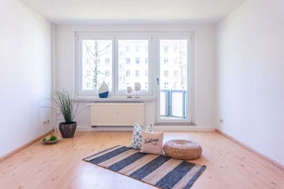 3-Raum-Wohnung mit Balkon in ruhiger Seitenstraße gelegen