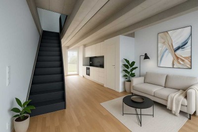 Erstvermietung: Lichtdurchflutete 3-Zimmer-Wohnung, Neubau, Loft-Ambiente