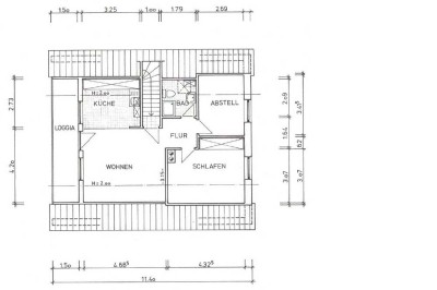 3-Zimmer Dachgeschosswohnung in Schwesing
