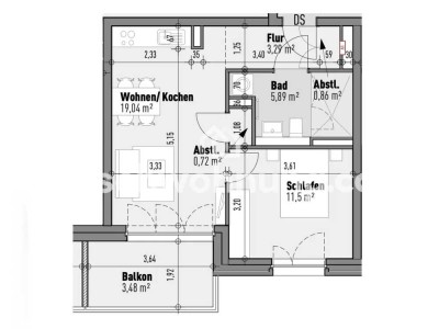 Tauschwohnung: 2-Zimmerwohnung mit Balkon, Neubau, Haustiere erlaubt