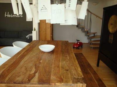 Traumhafte 3,5 Zimmer Maisonette-Wohnung mit Garten und kleinem Südbalkon