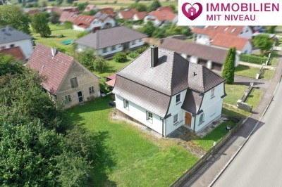 Ihr Wohntraum auf 1300m2 Grund ! Einfamilienhaus + ehem. Schreinerwerkstatt !!!