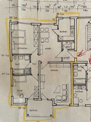Attraktive und gepflegte 5-Zimmer-Wohnung mit Balkon in Höchstadt