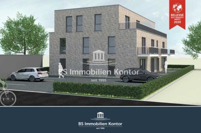 ***RESERVIERT***Papenburg! Exklusive Neubau OG-Wohnung Nr. 5 mit Balkon in zentraler Wohnlage!