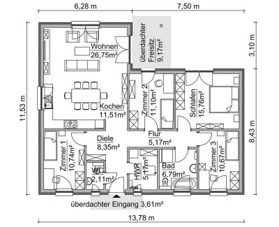 Bungalow für Alt und Jung im schönen Oberwesterwald