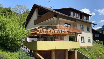 Simonswald ++ Schönes 2-Fam.-Haus im Grünen, mit ELW, großem Garten und großer Doppel-Garage