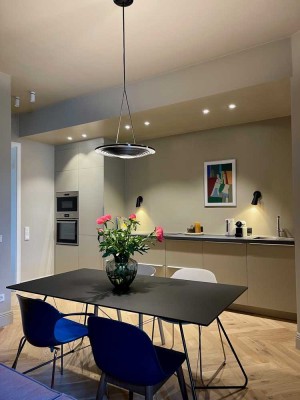 Stilvolle Designwohnung mit Balkon im Nordend – 72 m², vollmöbliert, Internet inklusive