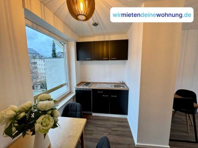 Frisch sanierte 1-Zimmer-Wohnung mit großem Balkon