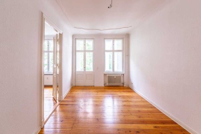 Altbautraum in Charlottenburg – mit Balkon, Stuck & Umbaupotenzial zur 4-Zimmer-Wohnung