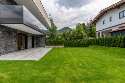 Neubau-Gartenwohnung am Golfplatz im alpinen Stil ( 05813 )