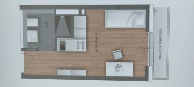 Studentenappartement zu vermieten