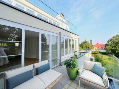 4,5 Zimmer, 3 Terrassen &amp; eigener Stellplatz – stilvolle Maisonette in Toplage Sievering