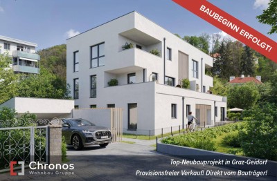 BAUBEGINN ERFOLGT! Neubauprojekt im Villenviertel in Geidorf!
