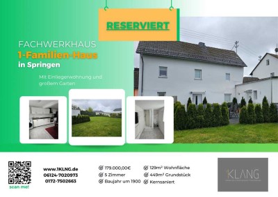 "RESERVIERT" - Kernsanierter Altbau mit Einliegerwohnung und Garten