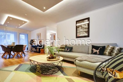MÖBLIERT - FEELING AT HOME - Perfekte Wohnung mit Tiefgaragen-Stellplatz und Garten