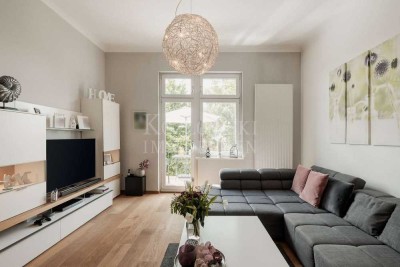 Toplage Liebfrauenring - Moderne 4-ZKB Wohnung mit 2 Balkonen in sanierter Jugendstilvilla!