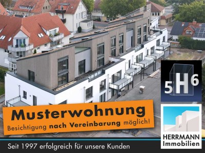 5H6 - Exklusive und einzigartige Penthouse-Wohnung in ökologischer Bauweise mit offener Decke