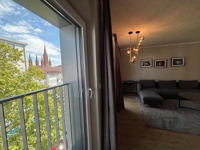 Luxuriöses voll möbliertes Apartment im Herzen von Wiesbaden