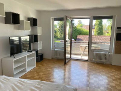 Geschmackvolle, gepflegte 1-Raum-Wohnung mit gehobener Innenausstattung mit EBK in Seeshaupt