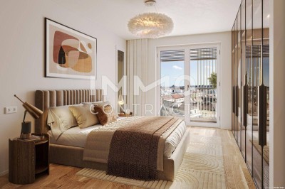 Provisionsfrei: 9. Stock. Hauptbahnhof - 2 Zimmer mit viel Licht - Von Der Sonne Geküsst