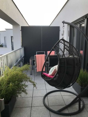 Sehr helle 2-Zimmer Penthouse Wohnung mit gehobener Ausstattung in 2017 fertiggestellter Wohnanlage