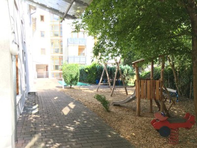 Geräumige 1-Zimmer Wohnung mit Terrasse, Küche und TG-Stellplatz