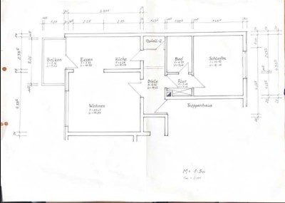 Stilvolle, sanierte 2,5-Zimmer-Hochparterre-Wohnung mit Garage, Balkon und Einbauküche in Mülheim