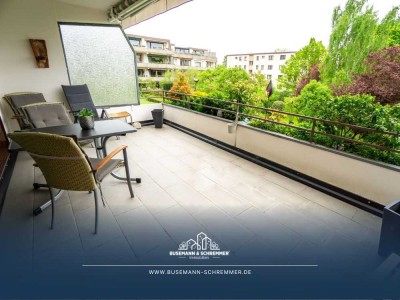 Großzügige 3,5-Zimmer-Wohnung mit Terrasse, Balkon und Tiefgaragenstellplatz in top Lage
