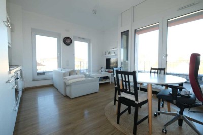 Traumhaftes Penthouse in Plattling: Helle 2-Zimmer-Wohnung mit Blick über die Stadt!