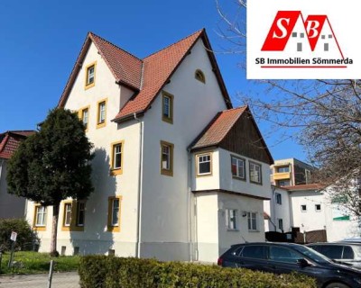 Sehr schöne 4-Raum-Wohnung im Erdgeschoss im Stadtzentrum von Sömmerda zu vermieten !