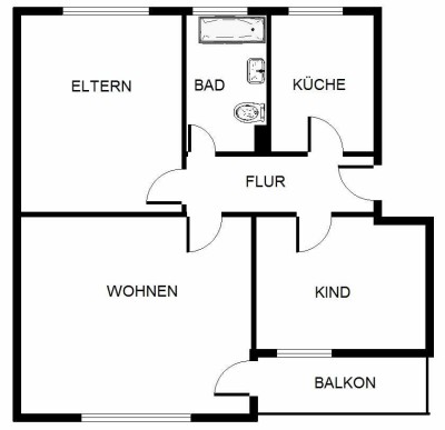 3-Zimmer-Wohnung in Gelsenkirchen Hassel