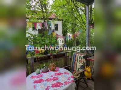 Tauschwohnung: Tolle 2-R-Wohnung im grünen, ruhigen Hinterhaus gg. 3 o 4-R