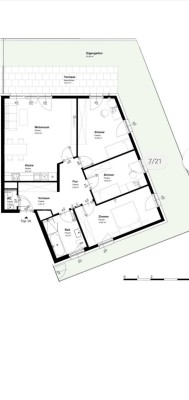Wohnung Neubau mit Garten in Wien Essling