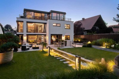 Ästhetisches Design-Domizil mit hinreißendem Garten und viel Privatsphäre
