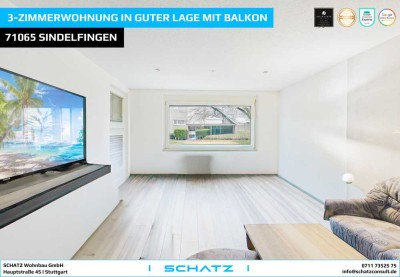 3-Zimmerwohnung in guter Lage mit Balkon